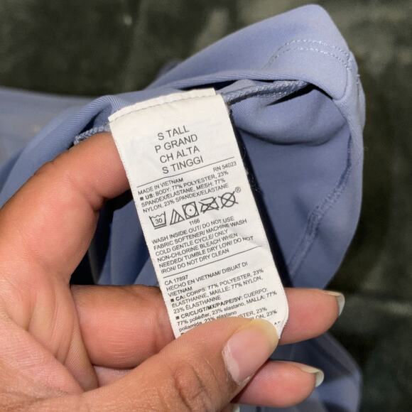 Old Navy Active PowerSoft Racerback Tank Dress Women's Small Light Blue Casual - Picture 7 of 7